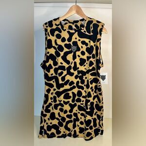 NWT LITA by Ciara Overdized Cheetah T-Shirt Dress Revolve Small